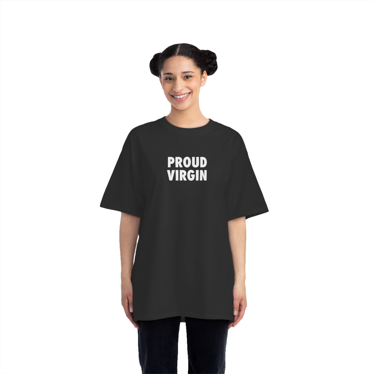 Proud Virgin Black Tee!