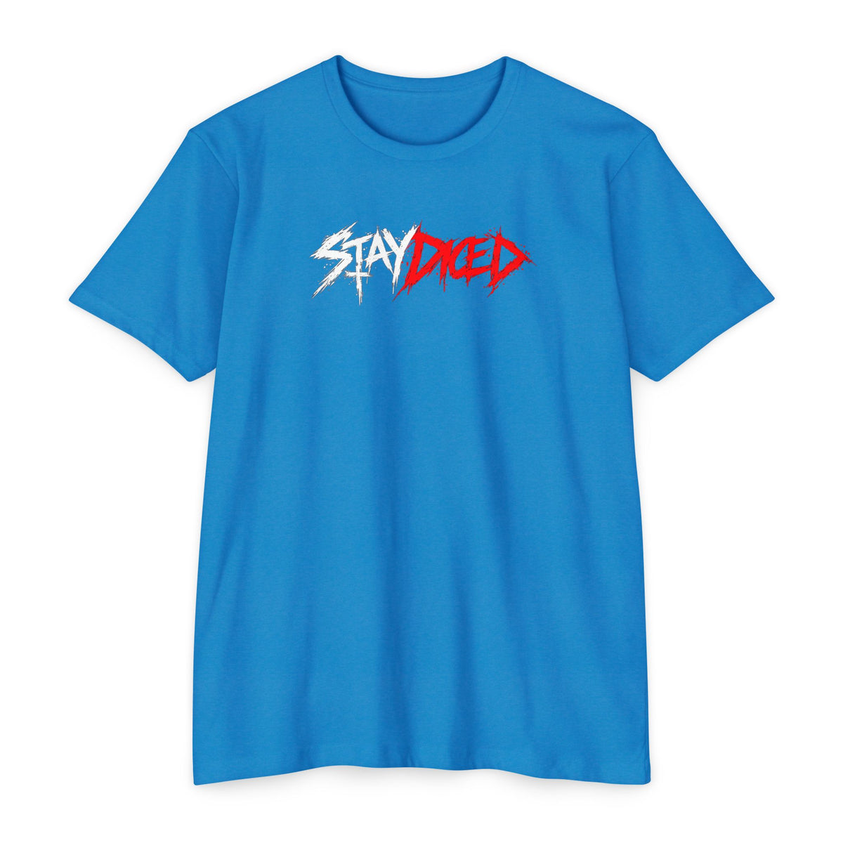 Stay Diced Retro Blue Tee!