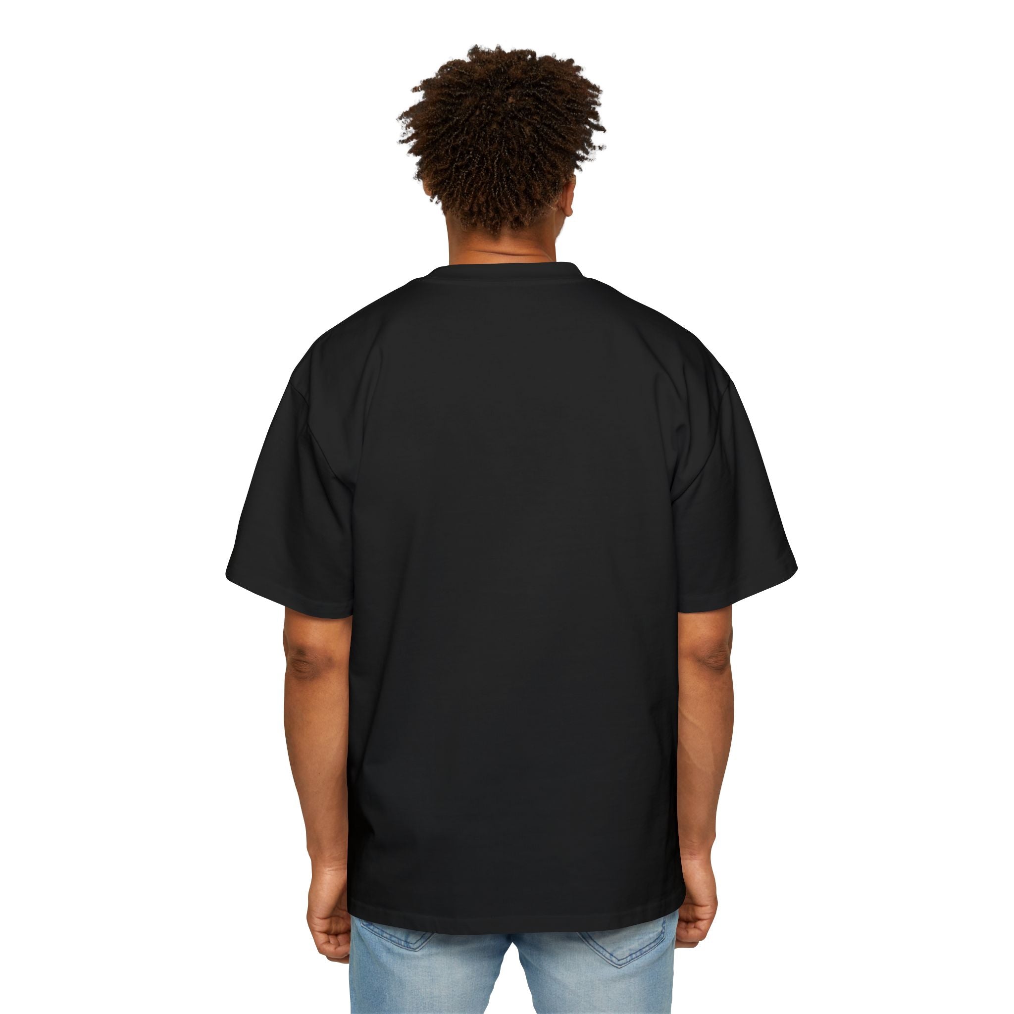 Stay Diced Tee — Men's Graphic Oversized White T-Shirt