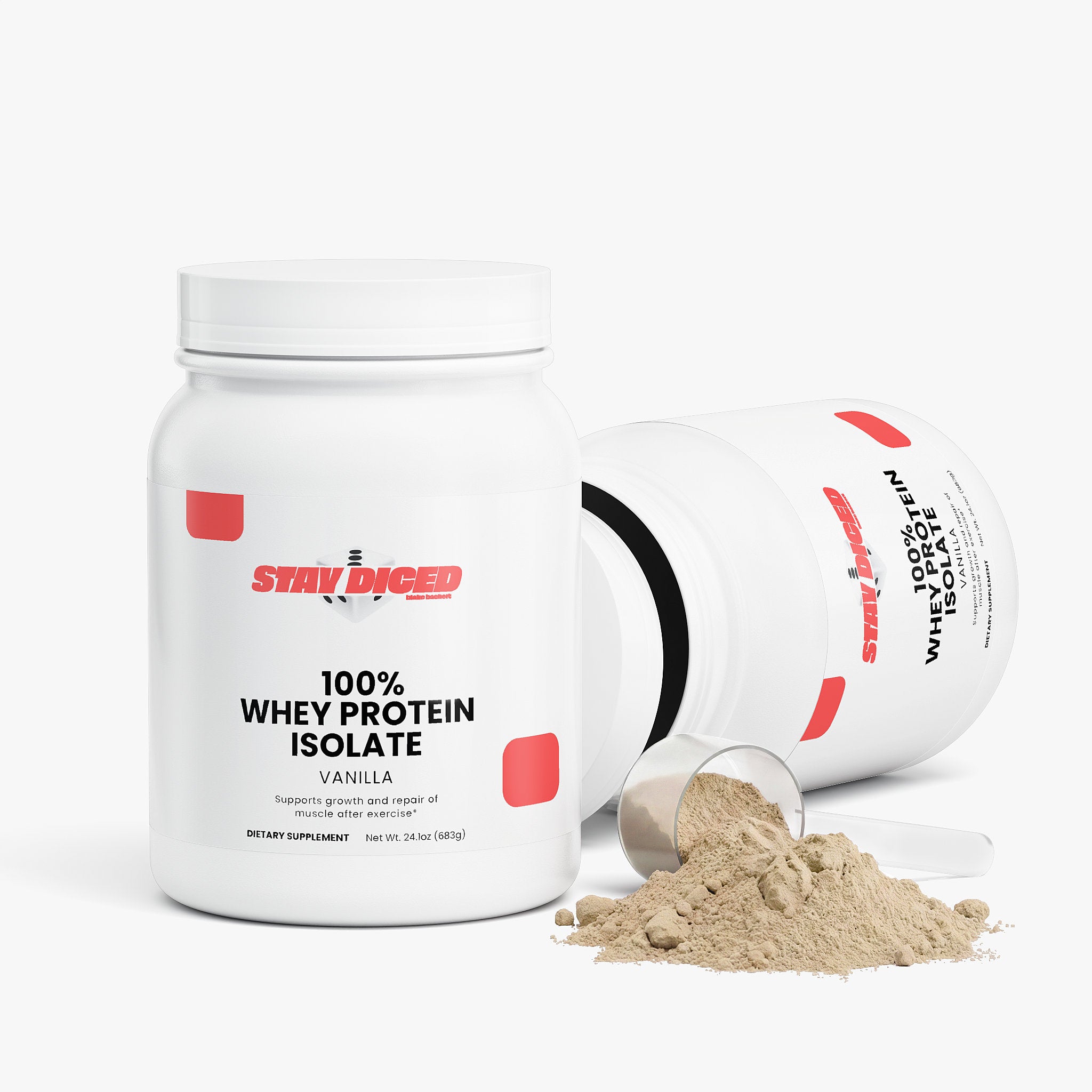 Stay Diced 100% Whey Protein Isolate (Vanilla)