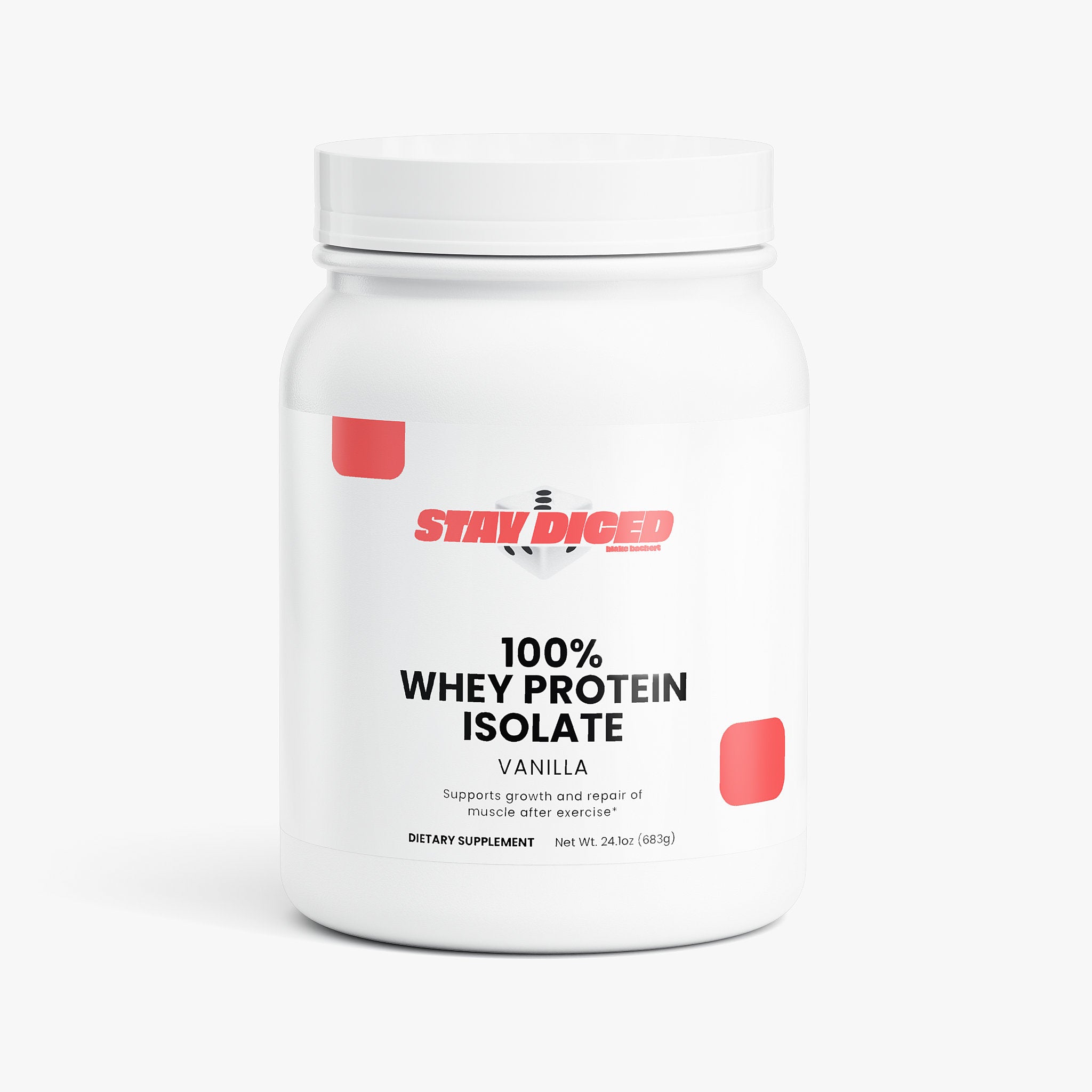 Stay Diced 100% Whey Protein Isolate (Vanilla)