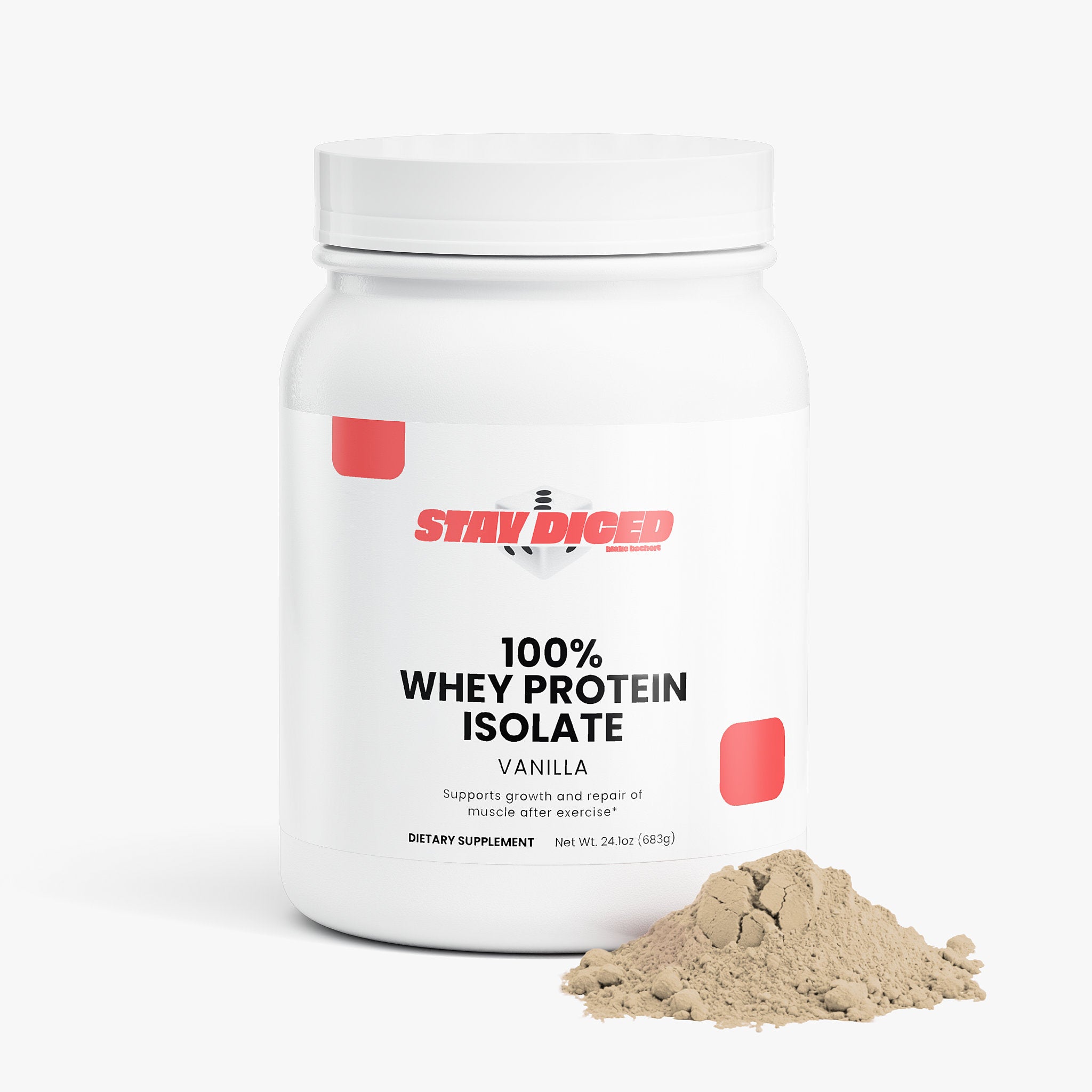 Stay Diced 100% Whey Protein Isolate (Vanilla)