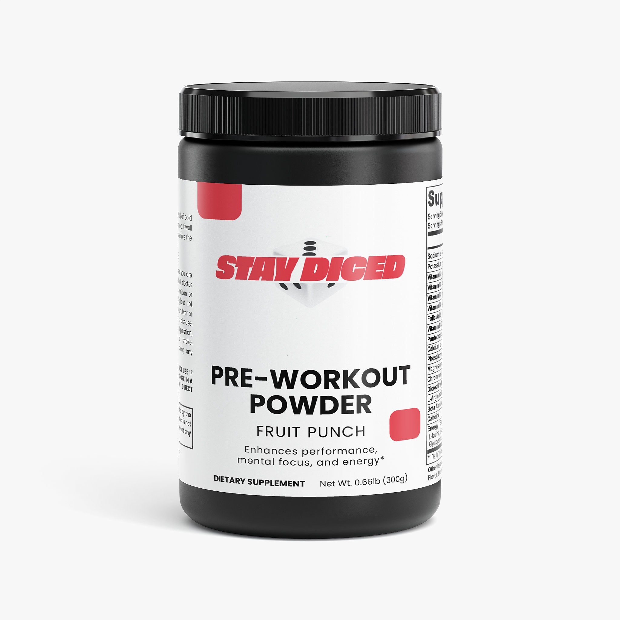Nitric Shock Pre-Workout Powder (Fruit Punch)