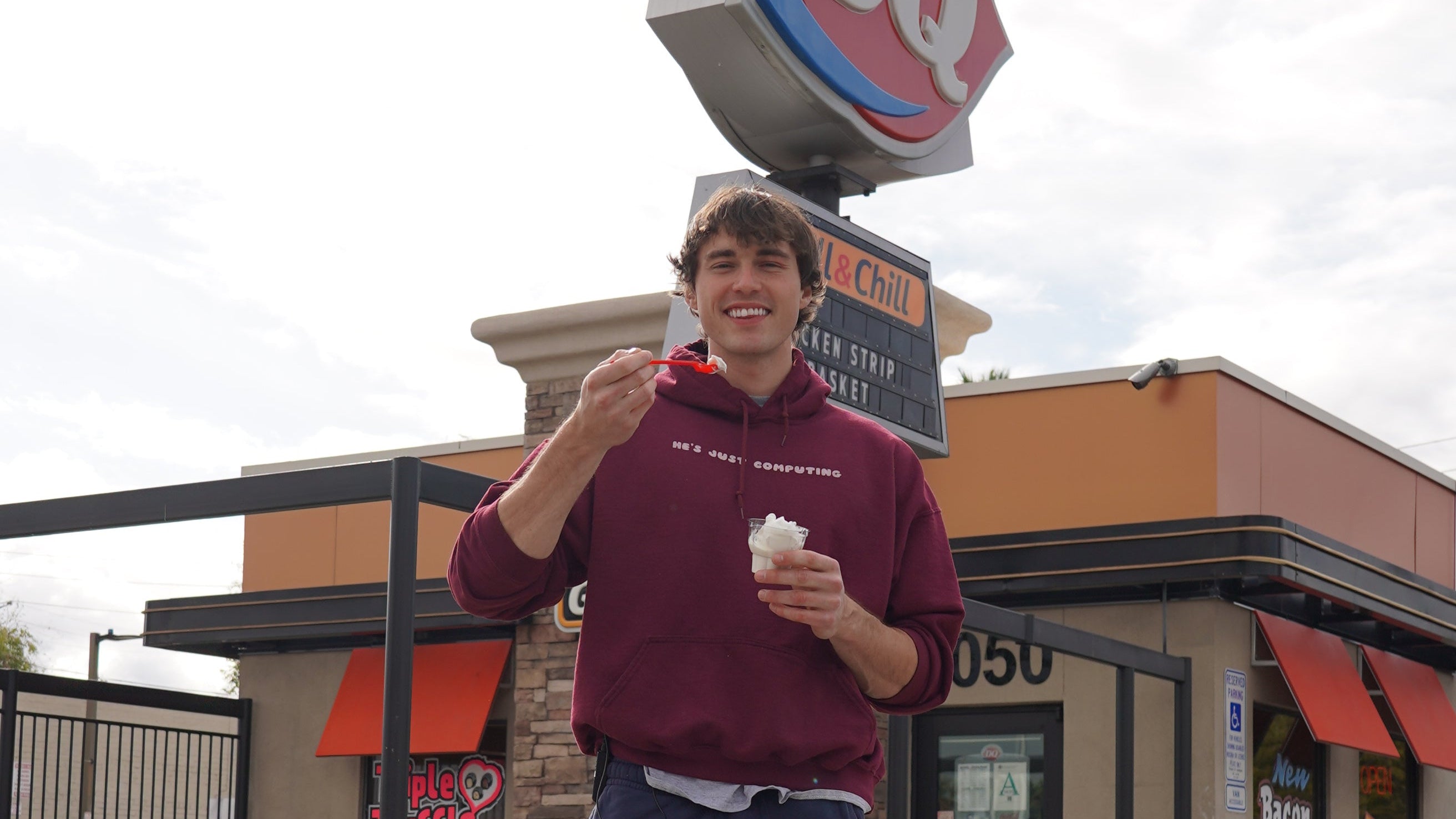 He's Just Computing Red Hoodie!