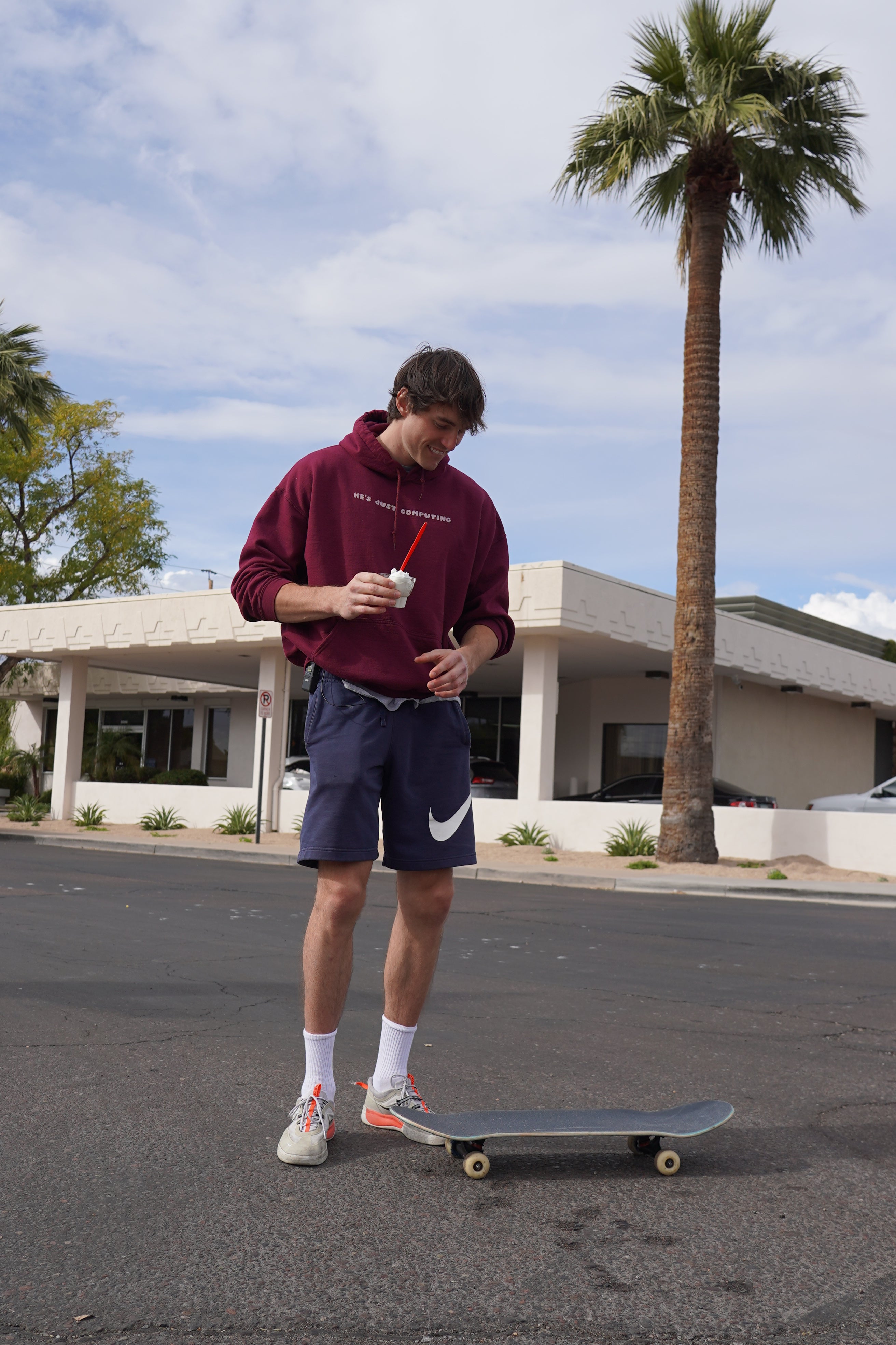 He's Just Computing Red Hoodie!