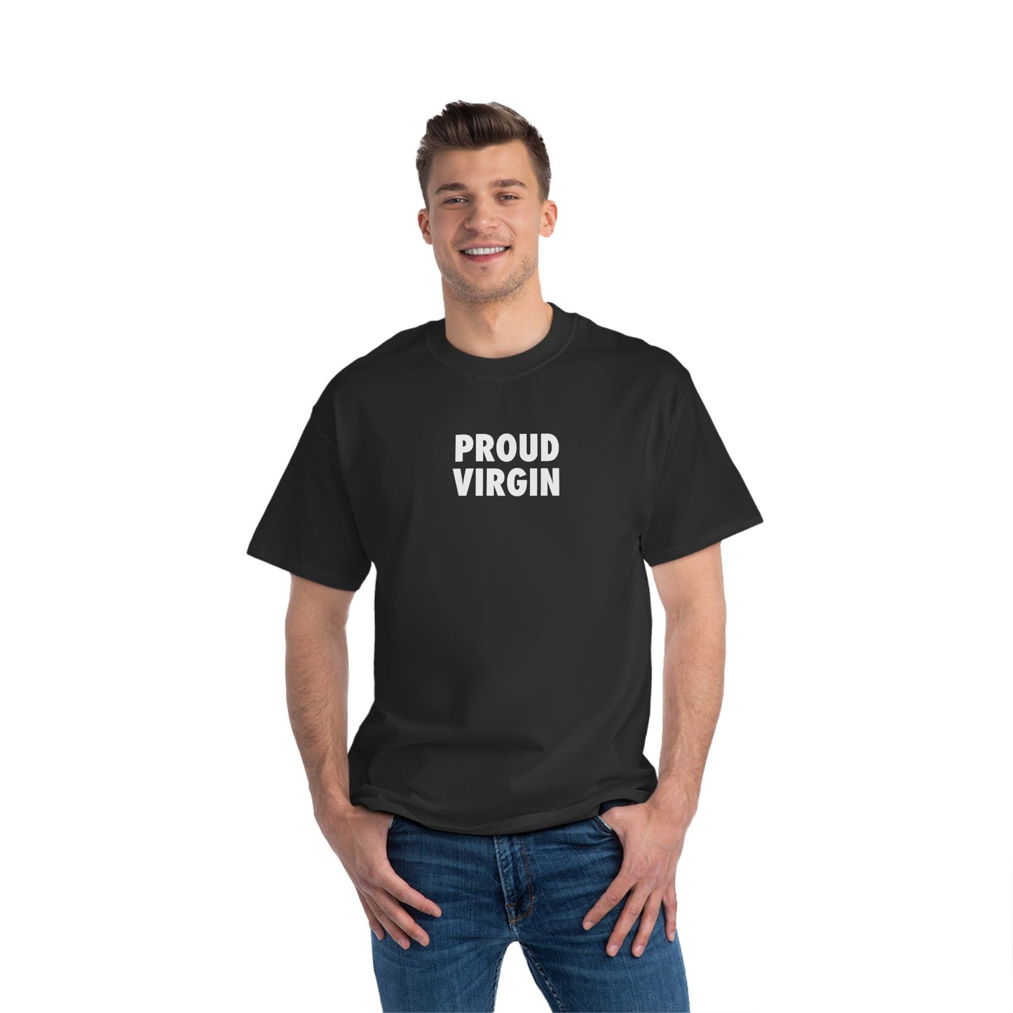 Proud Virgin Black Tee!