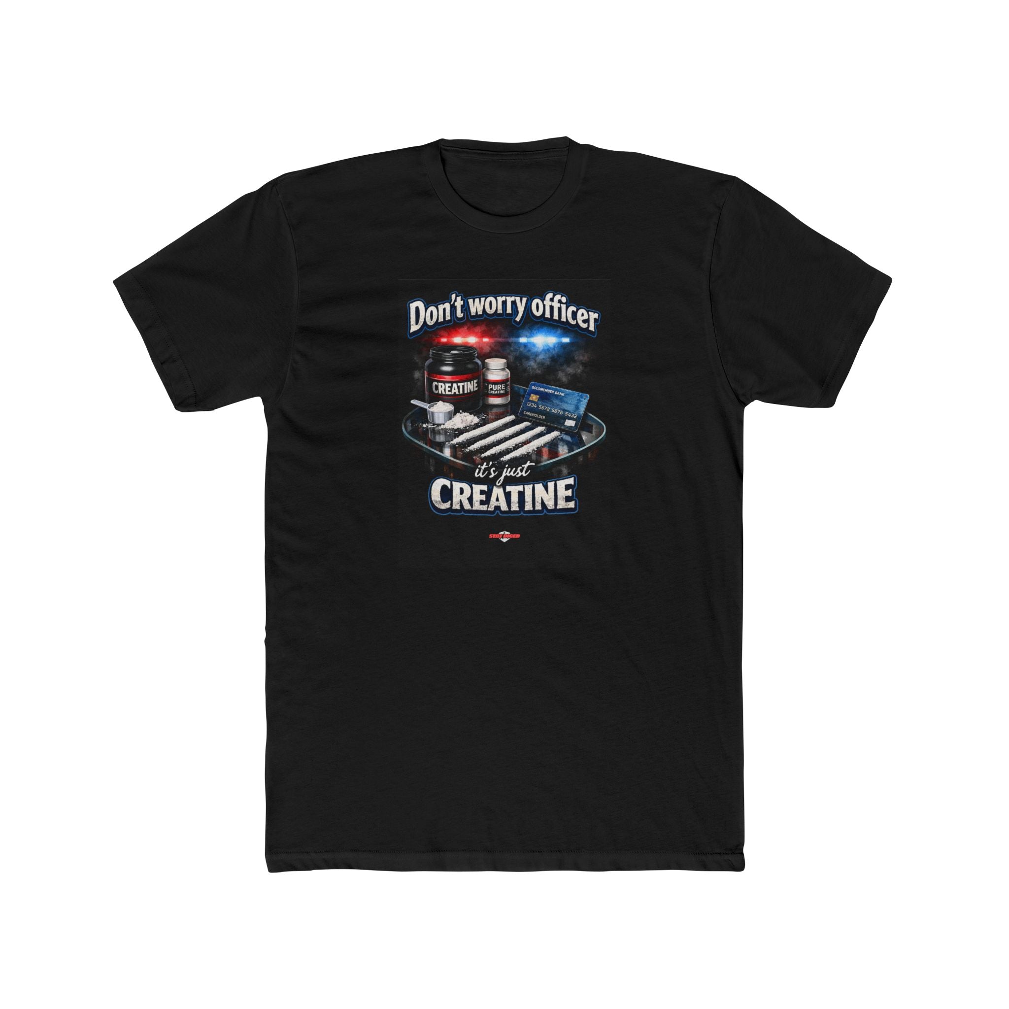 It's Just Creatine Black Tee!